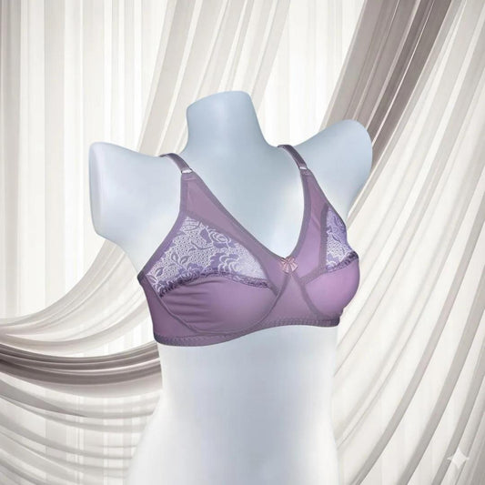 Jersey Plain Comfortable And Breathable Non-Padded Bra