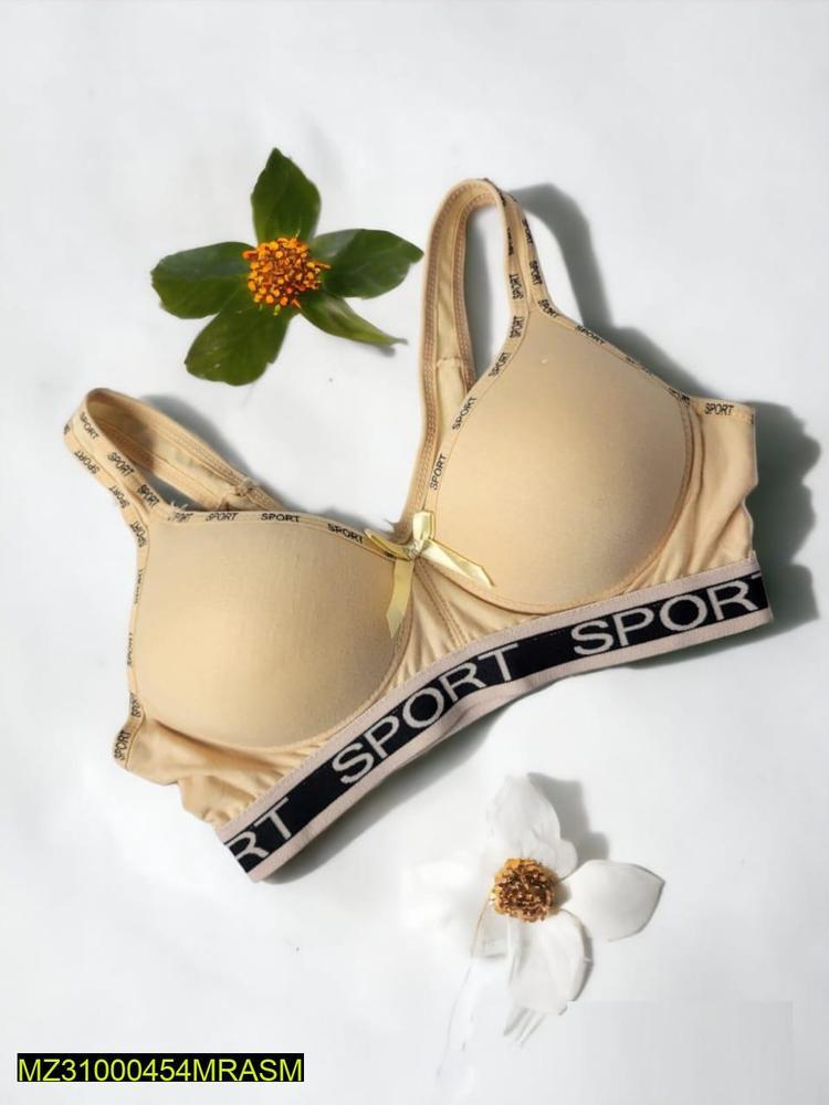 Padded Nylon Sports Bra