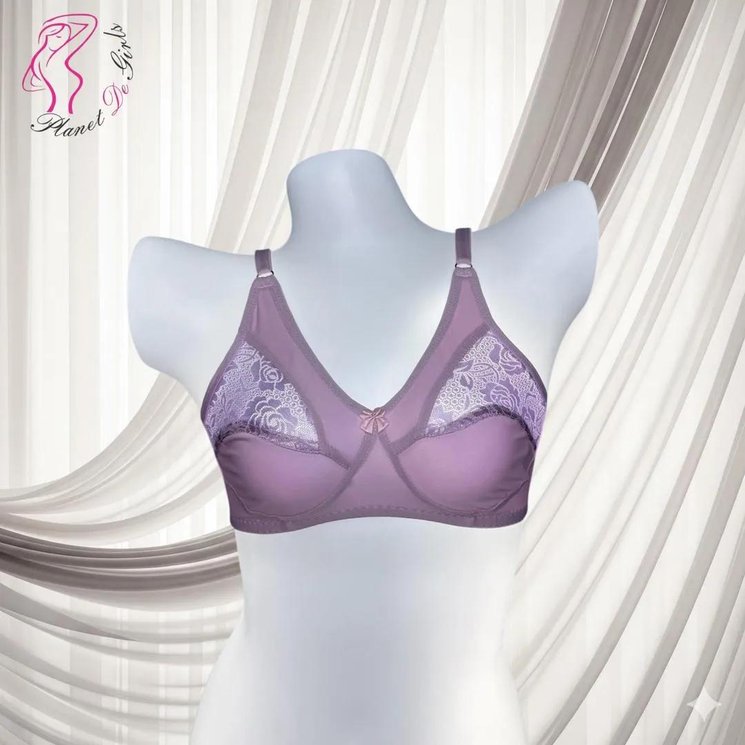 Jersey Plain Comfortable And Breathable Non-Padded Bra