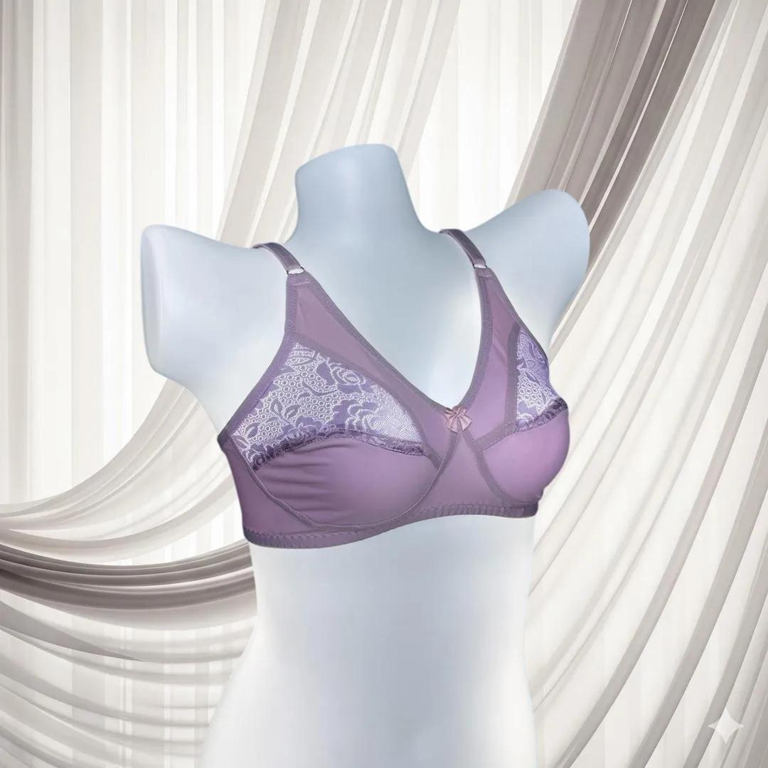 Jersey Plain Comfortable And Breathable Non-Padded Bra