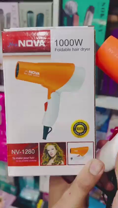 Light Weight & Portable Hair Dryer - Fast Dying Technology with 1000 Watts Power