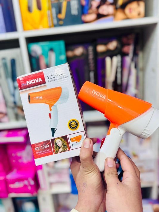 Light Weight & Portable Hair Dryer - Fast Dying Technology with 1000 Watts Power - Lush and Luxe